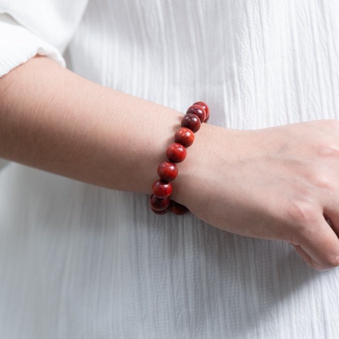 Vòng phong thủy may mắn gỗ hương 8mm, 10mm