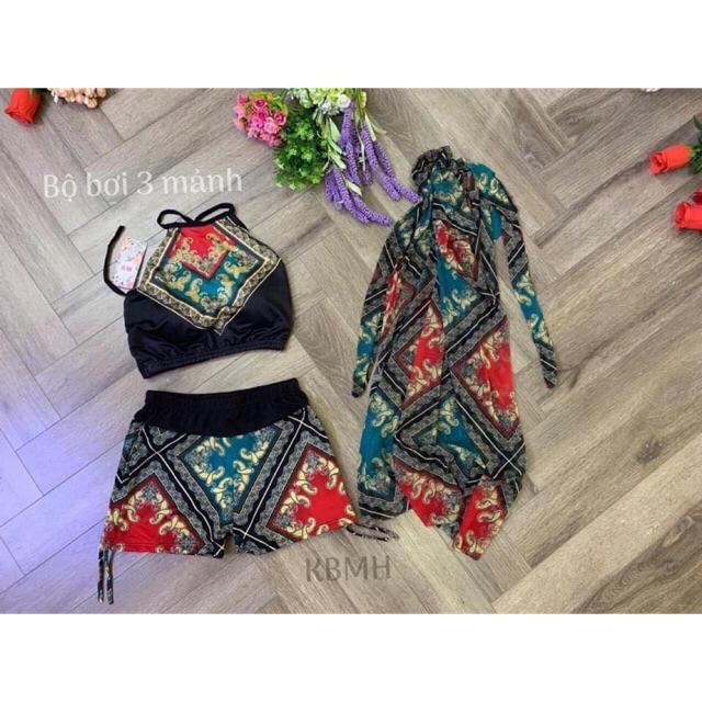 Set bộ bikini tặng kèm khăn cao cấp