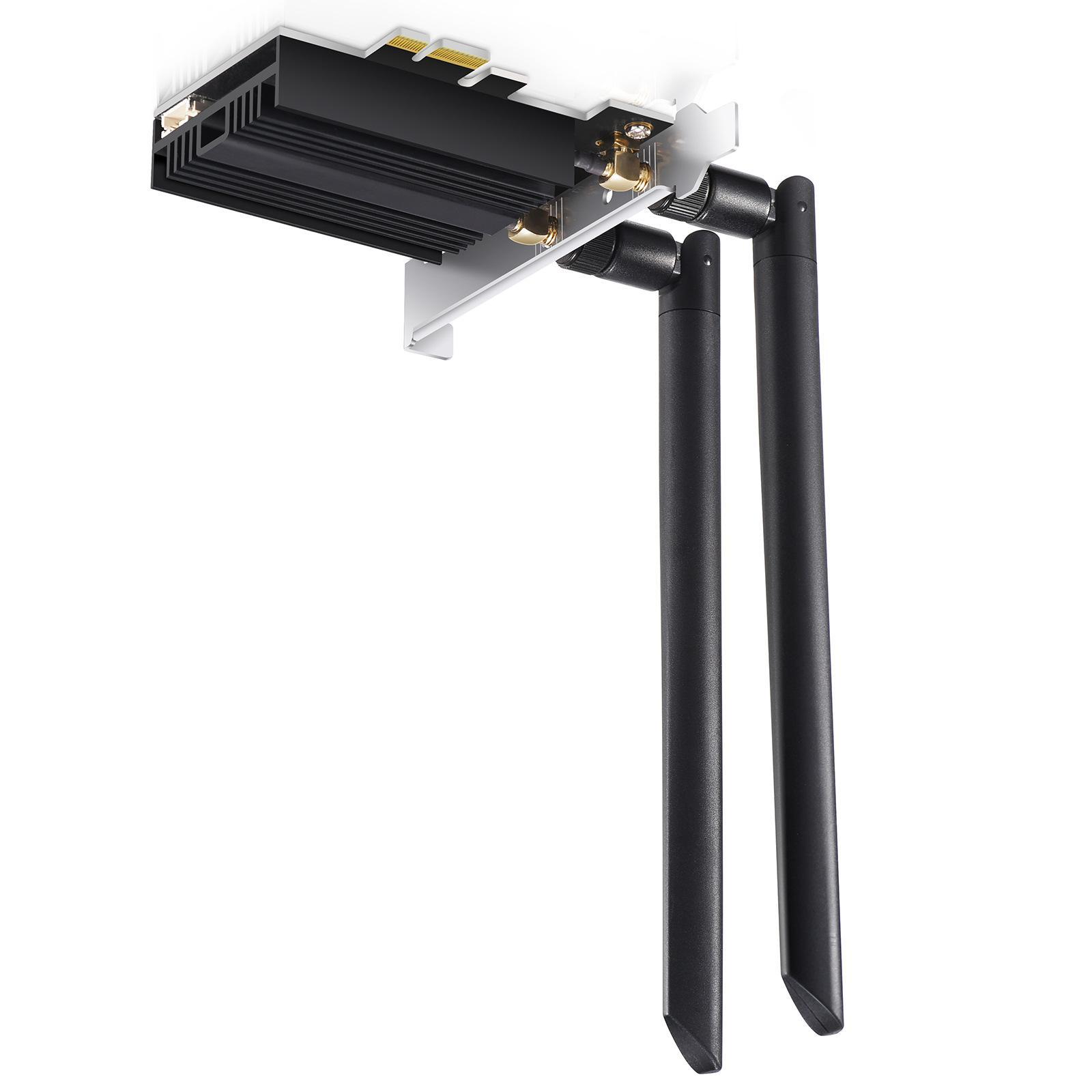 Giao hàng nhanh card mạng không dây PCI-E AX3000 Gigabit tần số kép máy tính WiFi6E đầu thu Bluetooth WIFI card mạng