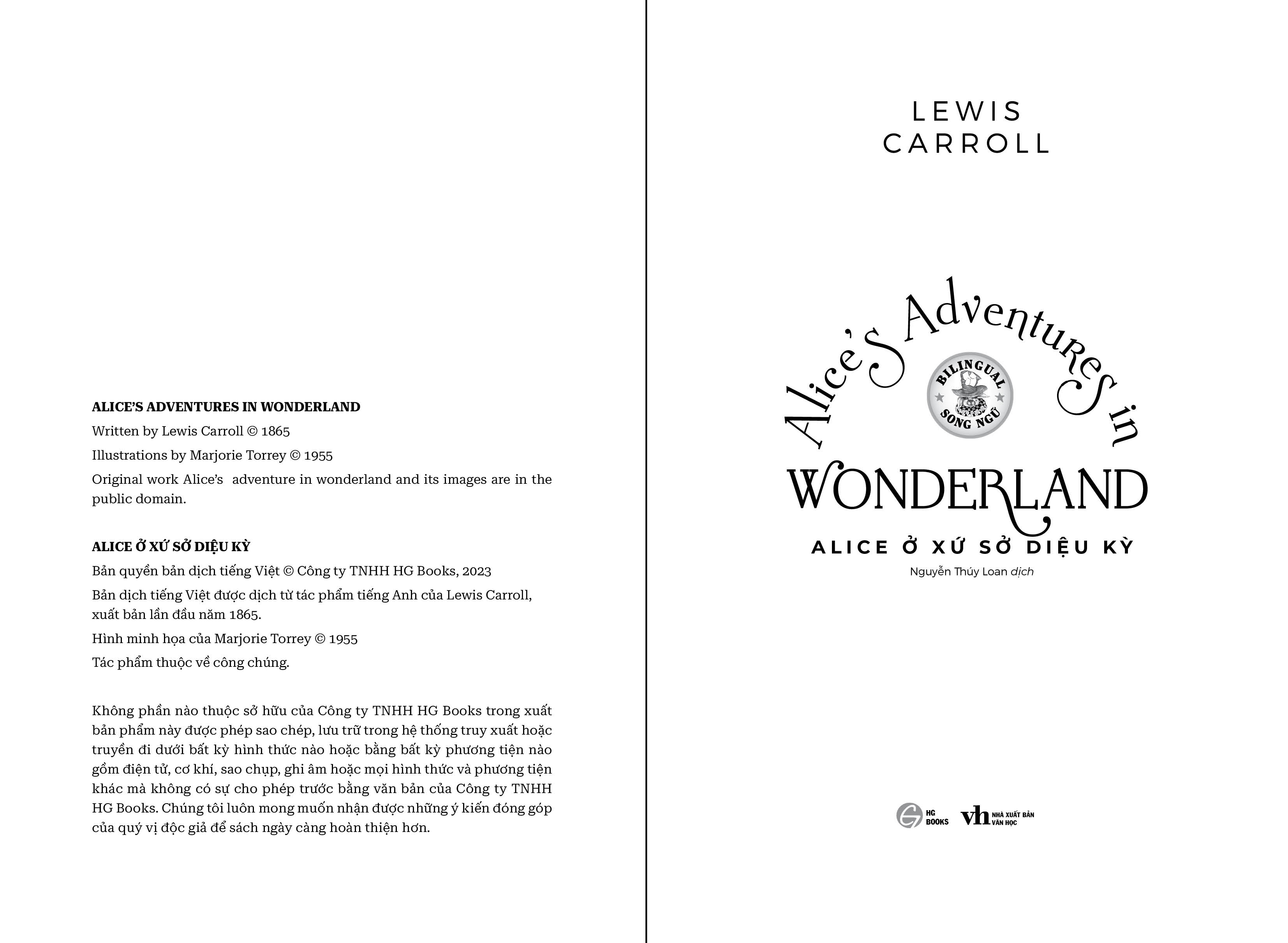 Alice ở xử sở diệu kỳ_Alice's Adventures in Wonderland song ngữ Việt - Anh