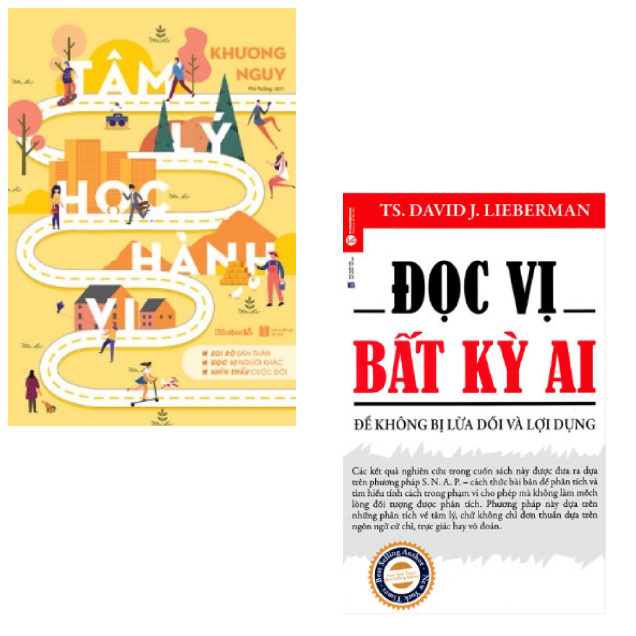 Bộ 2 cuốn sách hay giúp bạn làm chủ mọi cuộc hội thoại: Tâm lý học hành vi + Đọc vị bất kỳ ai- để không bị lừa dối và lợi dụng