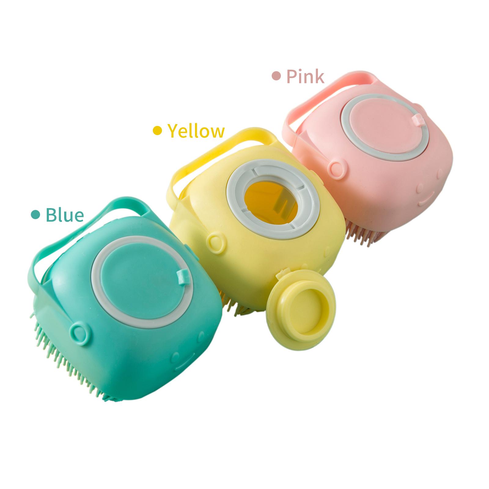 Bàn Chải Tắm Mềm Mát Xa Cho Thú Cưng