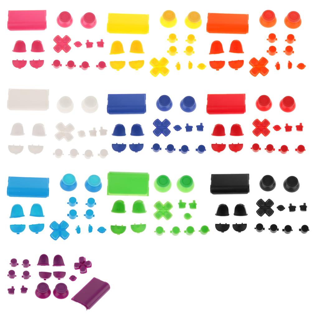 2x Bullet Button L R Trigger Mod Sticks Replace for Sony PS4 Controller