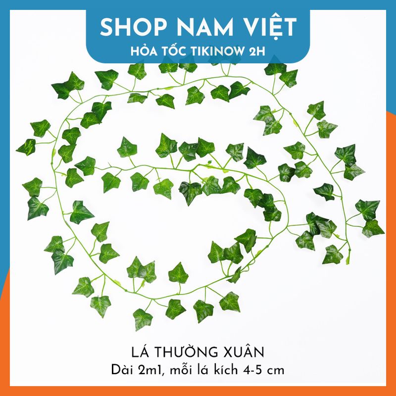 Dây Leo Lá Cây Nhân Tạo Trang Trí Sân Vườn, Nhà Cửa