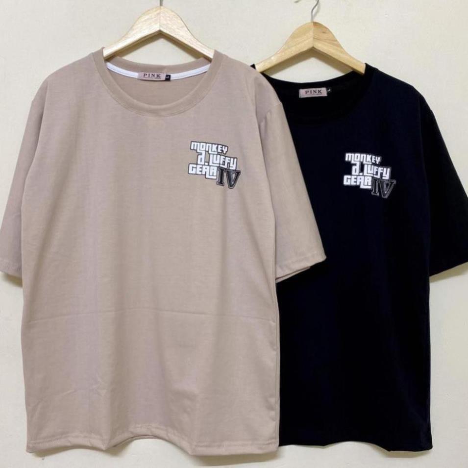 Áo thun tay lỡ Unisex, áo phông form rộng, áo phông in hình luffy gear 4 mới nhất