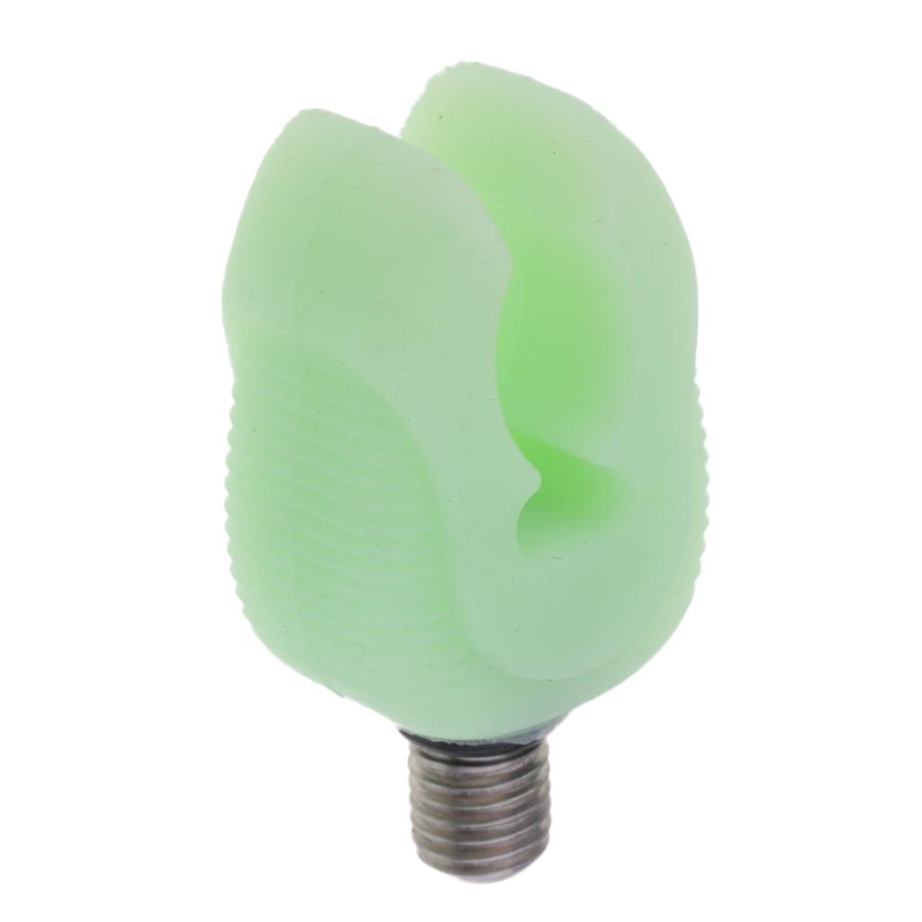 Deluxe Rod Rest Stand Holder Mount Butt Grips Luminous Fishing Rod Rest Head