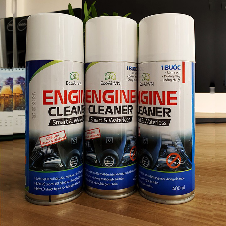 Bình Xịt Chống Chuột Ô Tô Engine Cleaner 400ml - Chai Xịt Đuổi Chuột Hiệu Quả 99%, Bảo Dưỡng Khoang Máy, Làm Sạch Bề Mặt Động Cơ 3 Trong 1