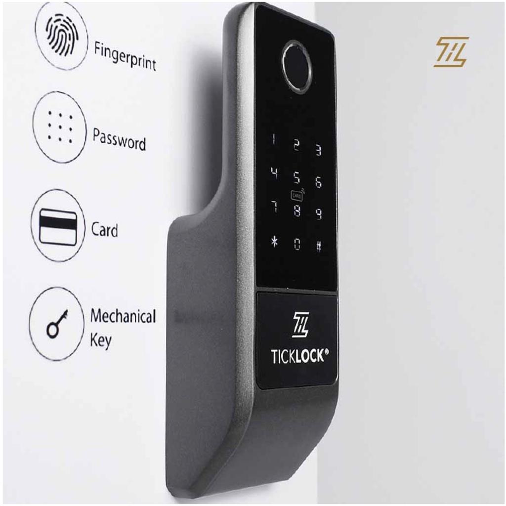 Khoá cổng vân tay TickLock G1 công nghệ Malaysia - Khóa thông minh chuyên dụng cho các cửa cổng
