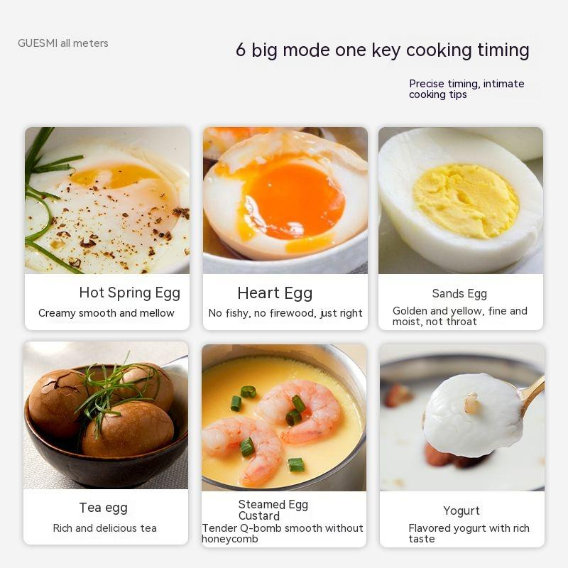 Nồi hấp trứng tùy chỉnh độ chín theo ý Smart Egg Cooker Fully Automatic