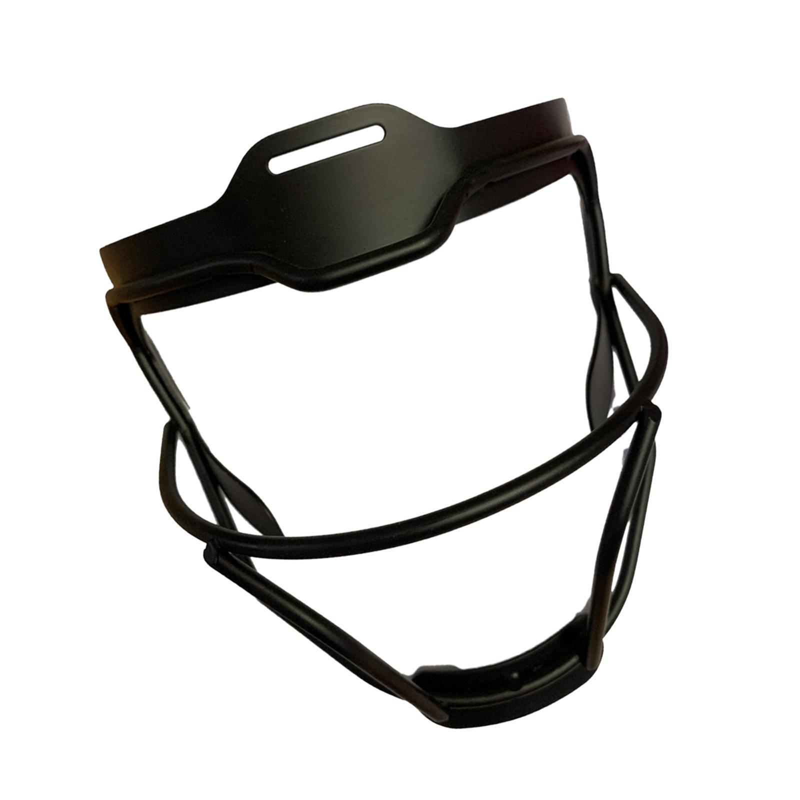Softball Batting Mask Face Guards Metal Wire Protective Cover Wide Vision Safety