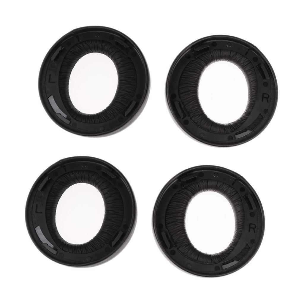 4Pieces Ear Pad Cushion Replacement For Gold Wireless Headset PS3 PS4