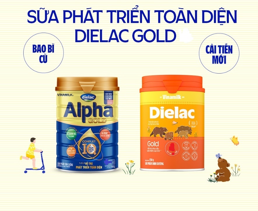 COMBO 2 SỮA BỘT DIELAC ALPHA GOLD IQ 1 900G (CHO TRẺ TỪ 0 - 6 THÁNG TUỔI)