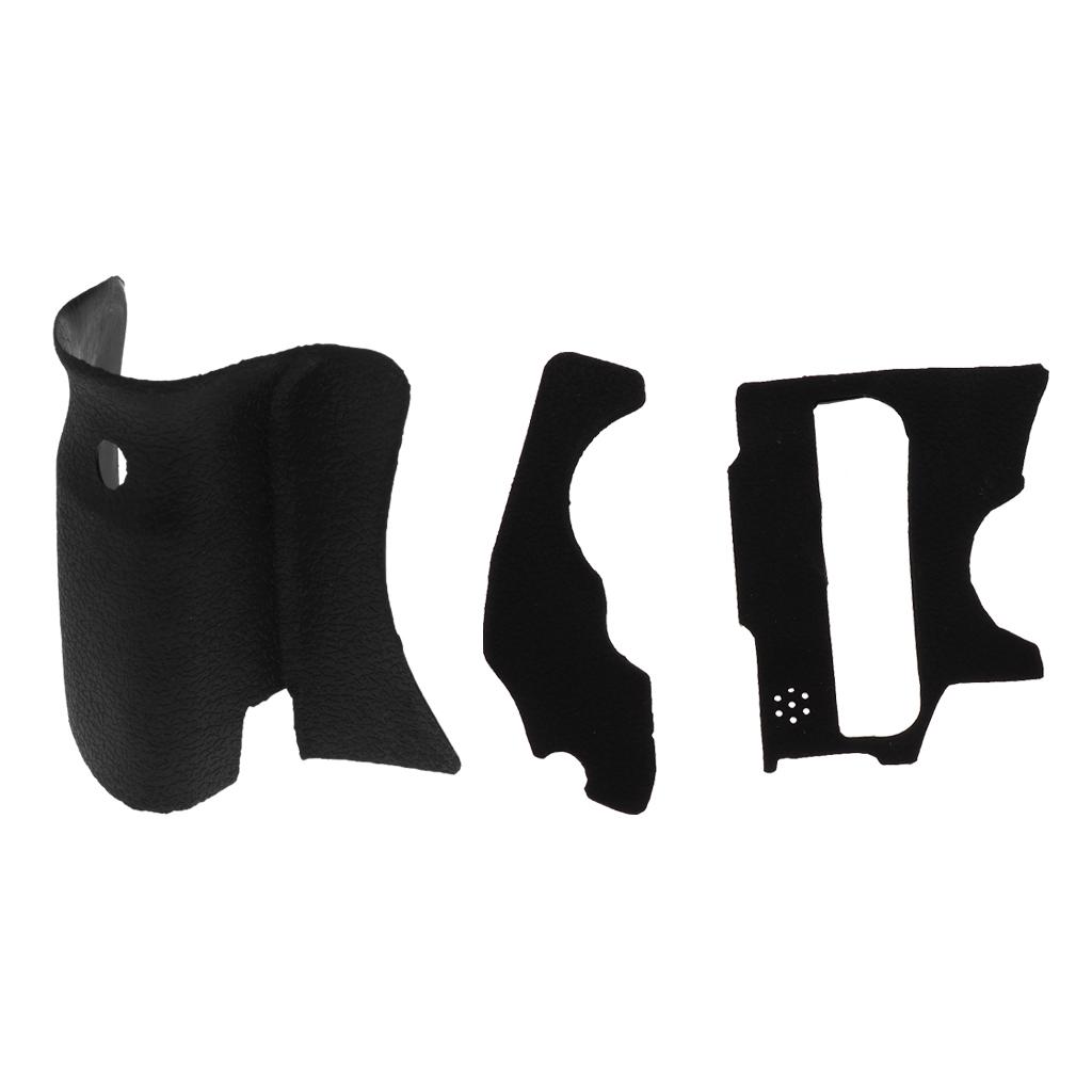 Milageto Bộ 3 Miếng Kẹp Cao Su For Canon 60D DSLR Cao Su Thay Thế Mới