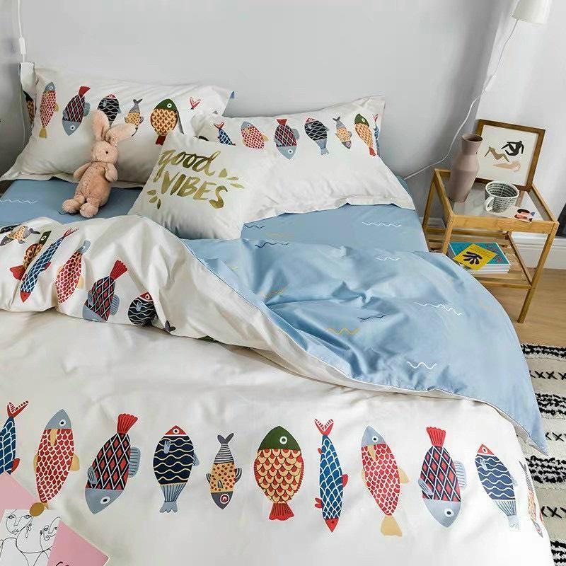 Bộ Chăn Polly Nhập Khẩu NHIỀU MẪU Chăn ,Ga , Gối