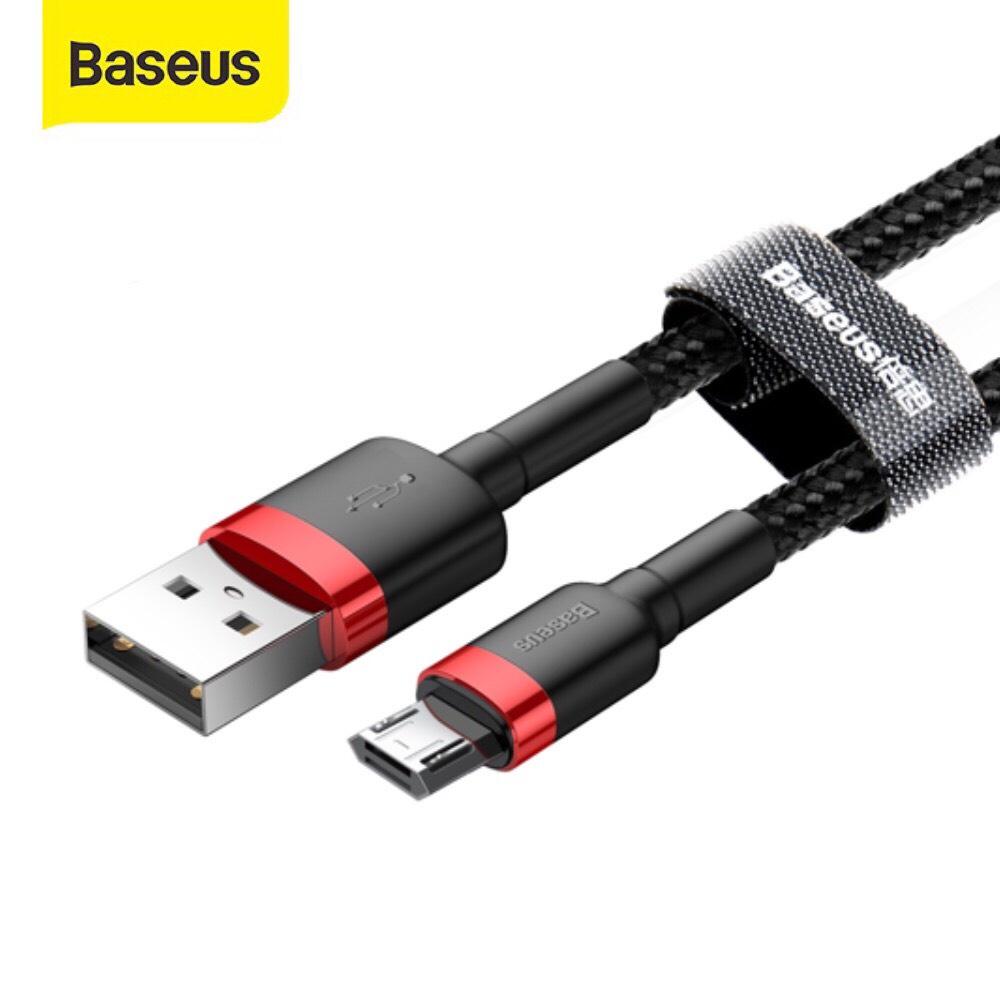 Baseus_BaseusMall Cáp sạc nhanh Baseus Cafule Micro USB cho Android (2.4A, Quick charge 3.0) (Hàng chính hãng)