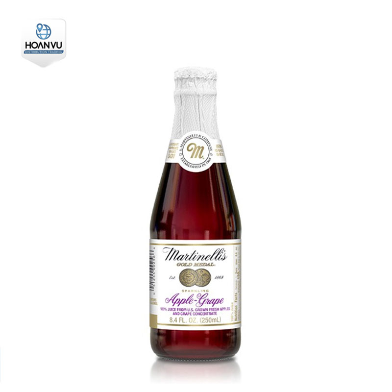 Nước Ép Táo Nho Martinelli's Sparkling Apple-Grape chai 250ml