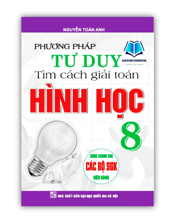 Sách - Combo Phương Pháp Tư Duy Tìm Cách Giải Toán Đại Số + Hình học Lớp 8