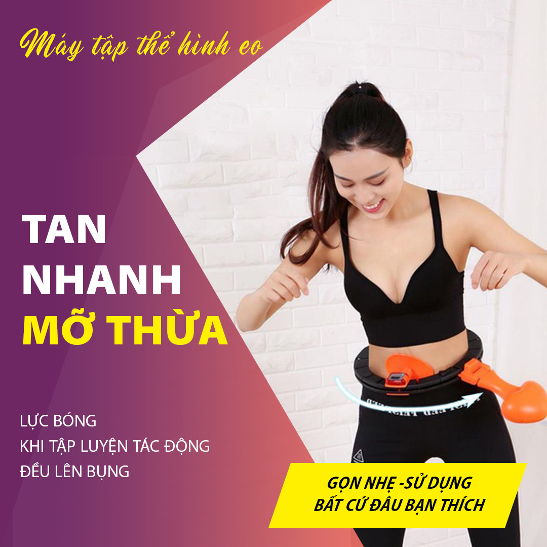 Máy tập thể hình eo - Giảm mỡ ,điều hòa nhịp tim - Dễ sử dụng, hiệu quả nhanh