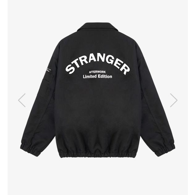 Áo khoác kaki hình in stranger - aw stranger flight jacket loose fit WM22734101