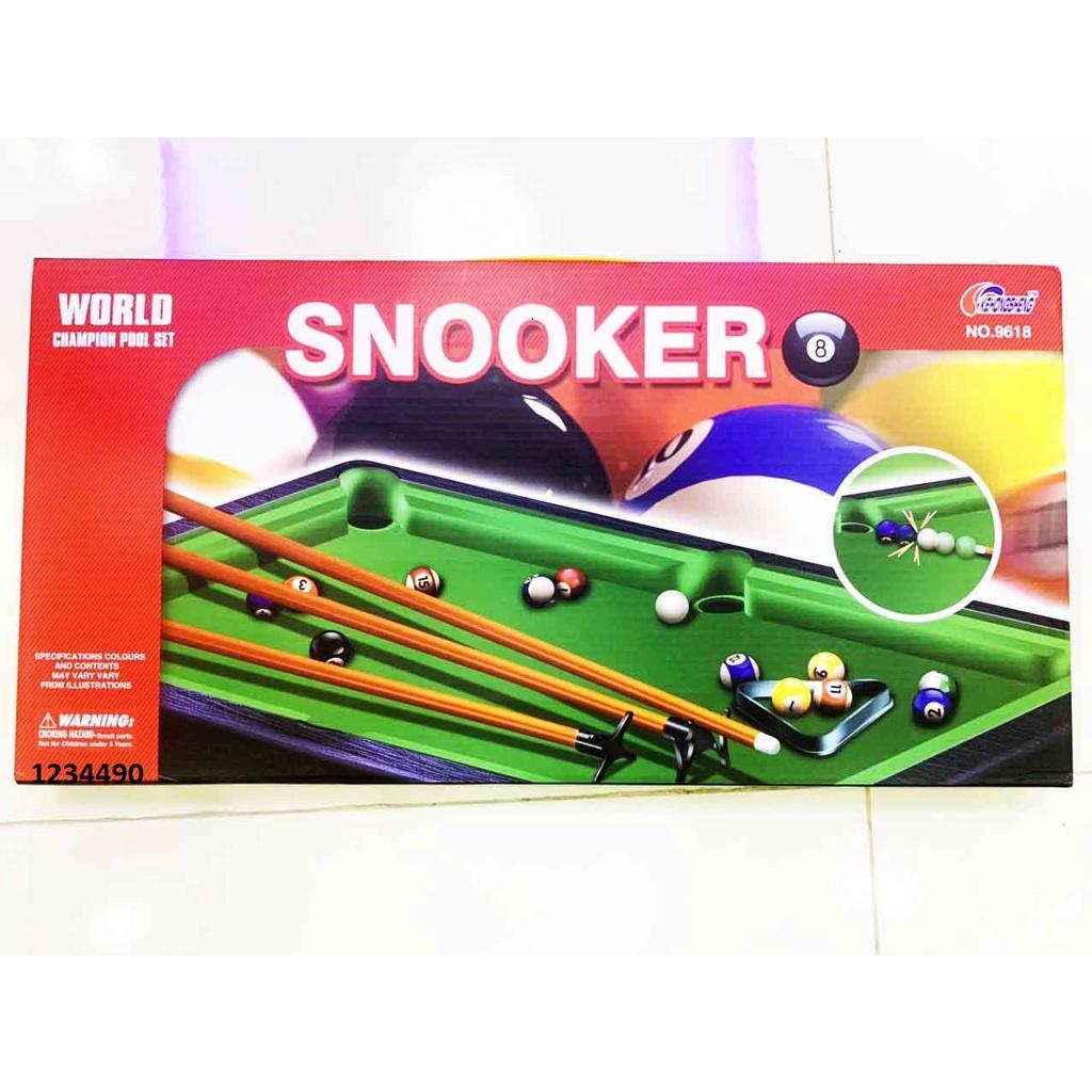 Bộ bàn bida mini Bàn billiards snooker mini đồ chơi giải trí dành cho bé