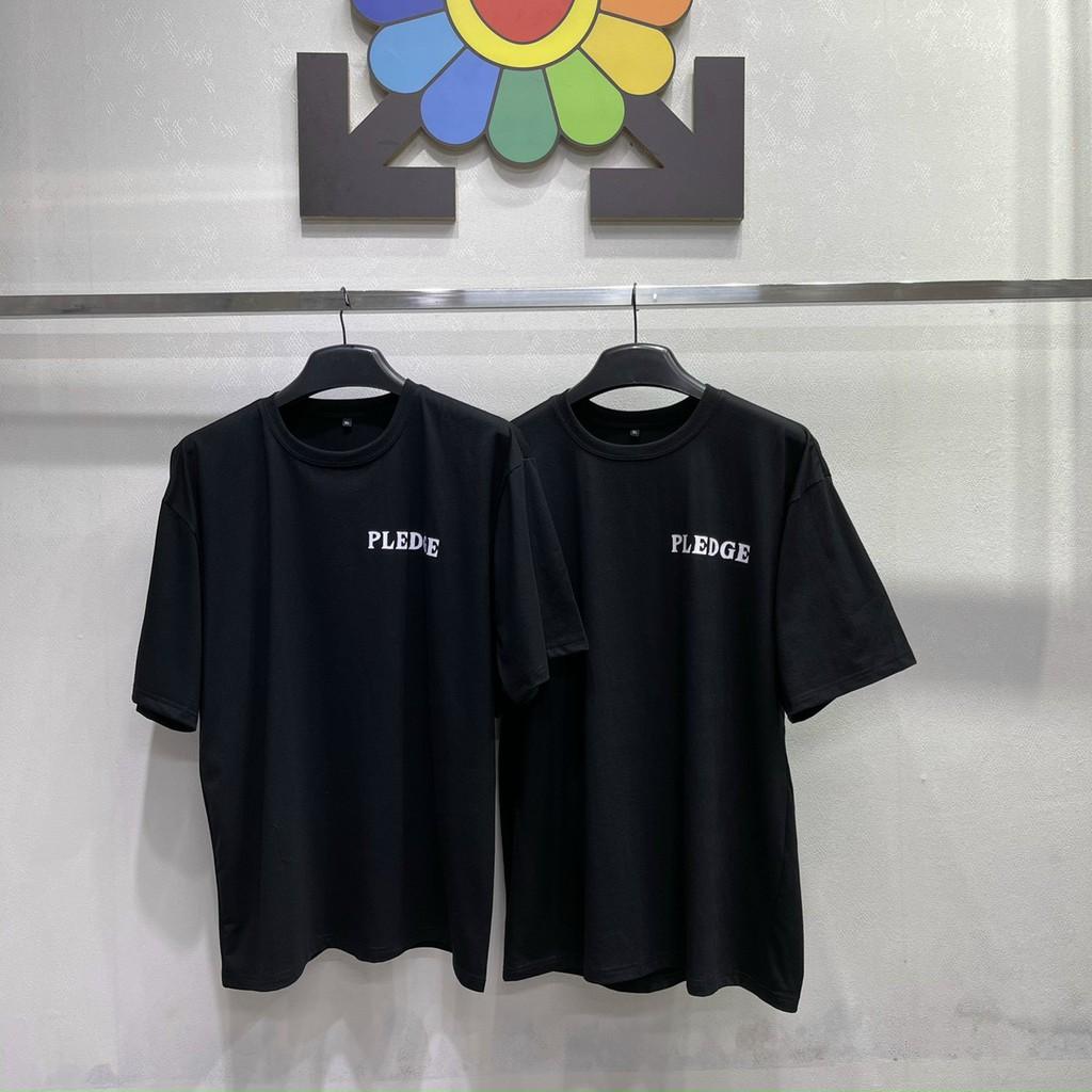 Áo thun PLEDGE TEES vải cotton phong cách unisex tay lỡ || Hany Shop