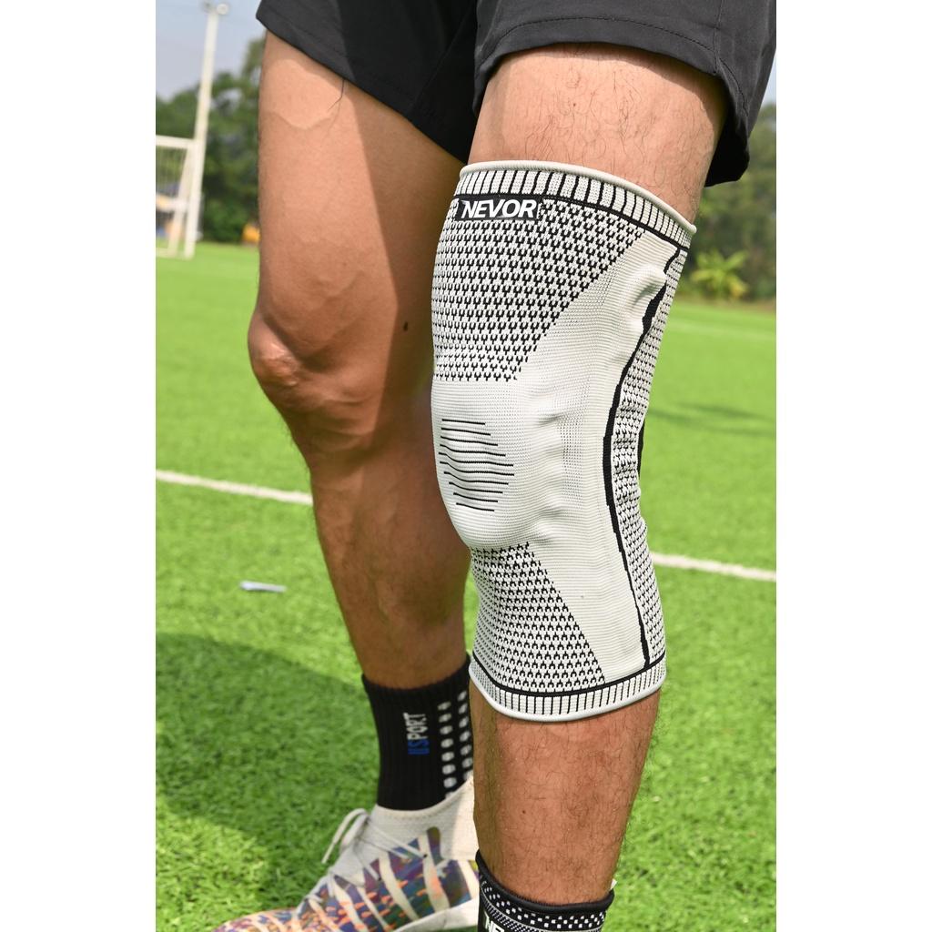 Bó gối thể thao Nevor BDG05 giảm đau, phòng tránh chấn thương dây chằng sử dụng cho gym, bóng đá, bóng rổ,..