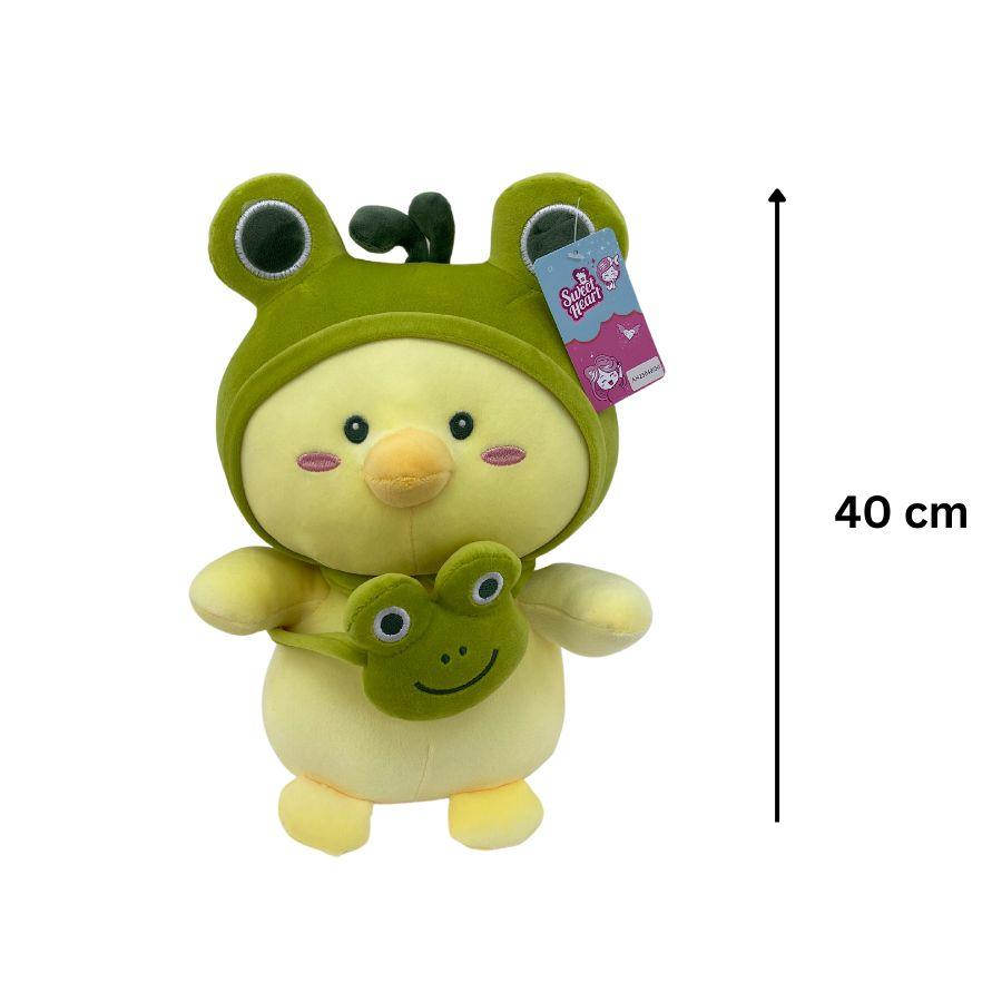 Đồ Chơi Thú Nhồi Bông - Vịt Đội Nón Ếch 40 cm SWEET HEART PLUSH AH23040/40