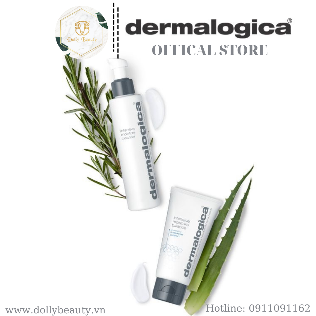 Sửa Rửa Mặt dưỡng ẩm phù hợp với da khô INTENSIVE MOISTURE CLEANSER của Dermalogica - Dolly Beauty