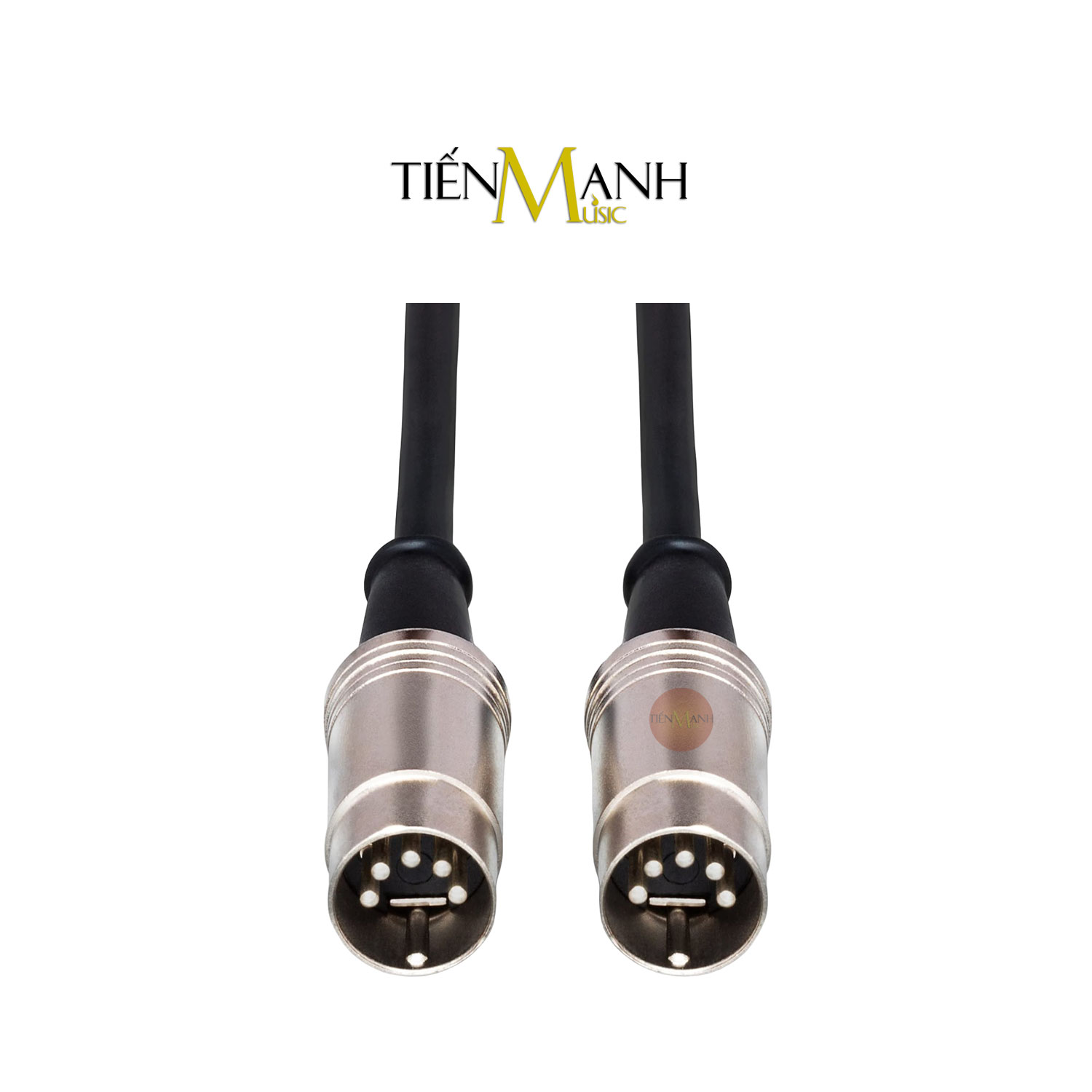 Dây Cáp MIDI Hosa 2 Đầu Kim Loại Cắm Tròn 5 Chân MID-503, 505, 510, 515, 520, 525 Cho Đàn Piano, Organ, Keyboard Cable 5-Pin DIN Hàng Chính Hãng - Kèm Móng Gẩy DreamMaker