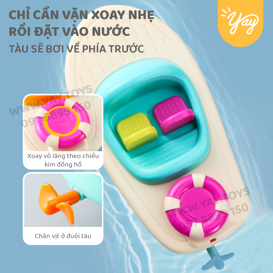 Đồ Chơi Chiếc Thuyền Phun Nước - Nocky