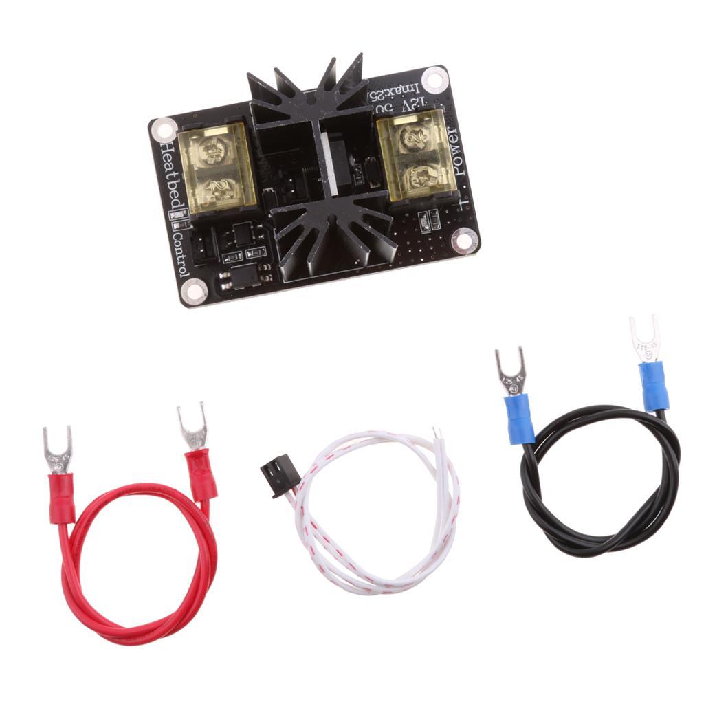 3D Printer Heated Bed High Power Extension Module MOS Tube Load Current 25A