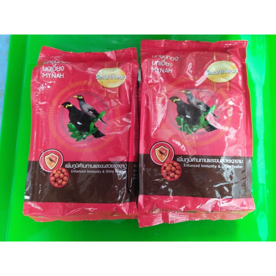 Combo 4 Cám Ớt SmartHeart 400g Thức Ăn Cho Chim Nhồng, Sáo, Cưỡng, Két