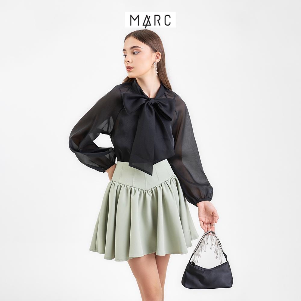 Váy nữ MARC FASHION mini rã hông xếp li FAST110822