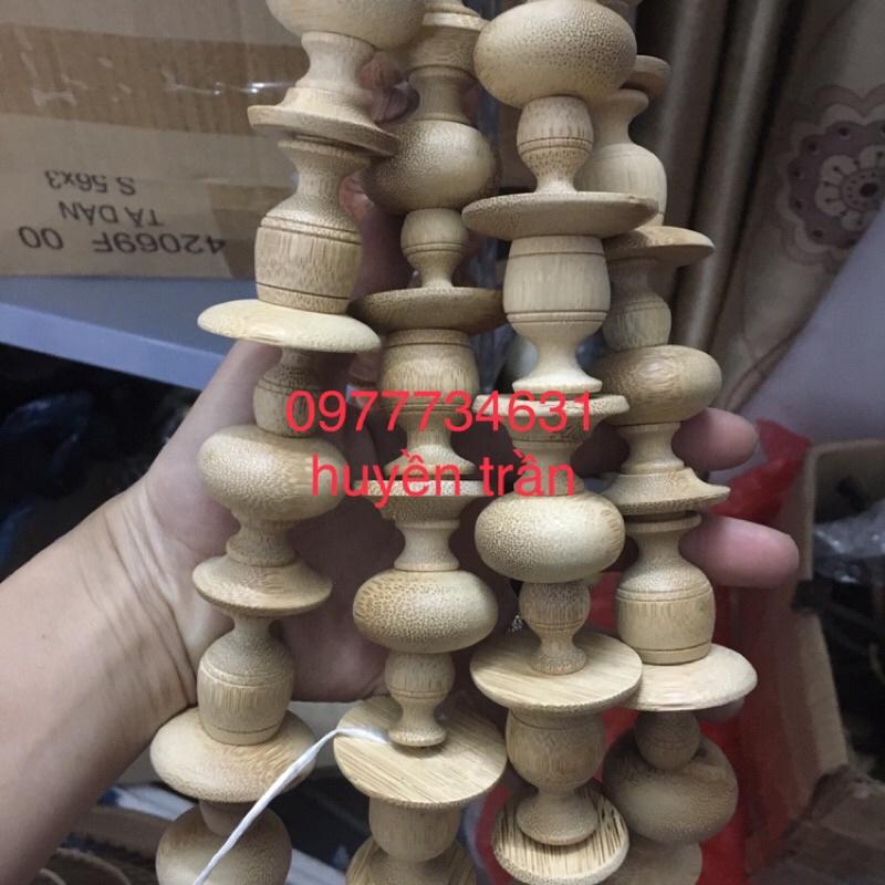 Nậm tre bộ 6 chiếc dành cho lồng chim vành khuyên, chích choè, yến, hoạ mi chất liệu tre già, hàng kỹ đẹp.