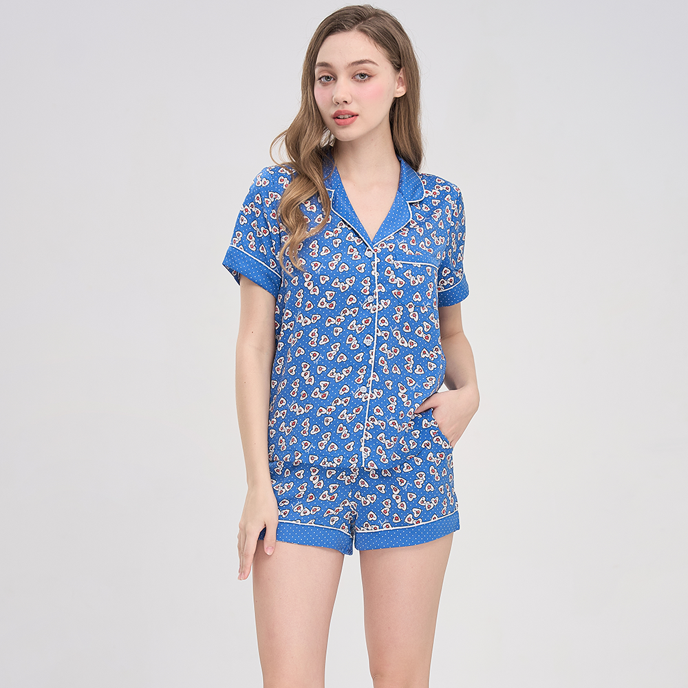 Bộ Đồ Short Satin Nữ Vincy Thoáng Mát BSS030W21