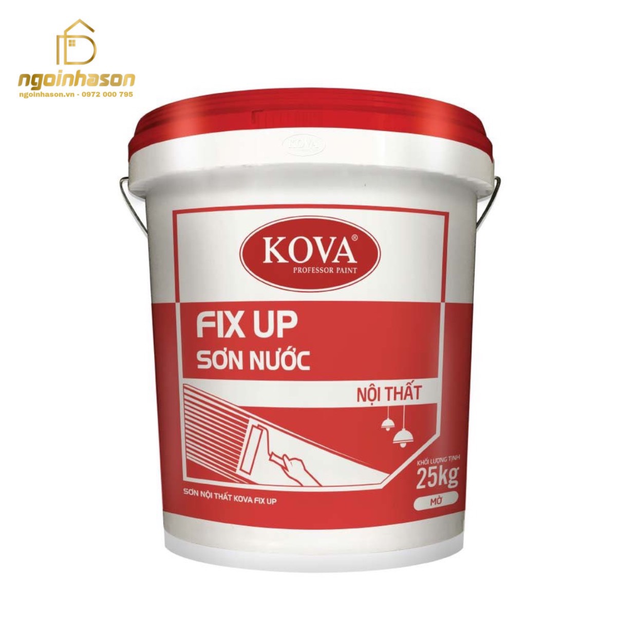 Sơn nước nội thất kova Fix up 25kg