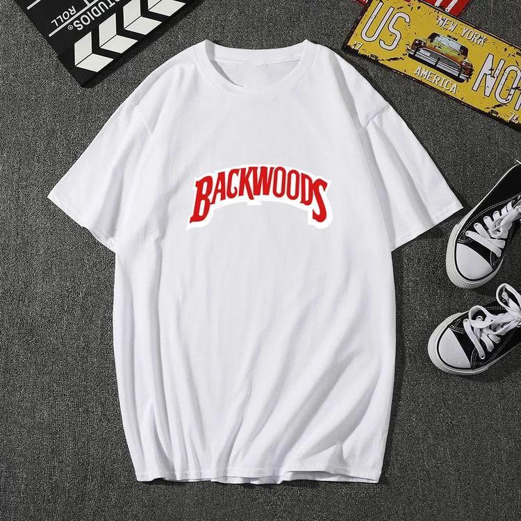 Áo thun Stee Unisex BACKWOODS độc lạ Áo thun nam tay lỡ 5 màu đen trắng vàng đỏ xanh lá aothununisex