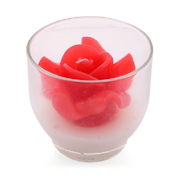 Ly nến hoa hồng Miss Candle FtraMart 7 x 6.5 cm