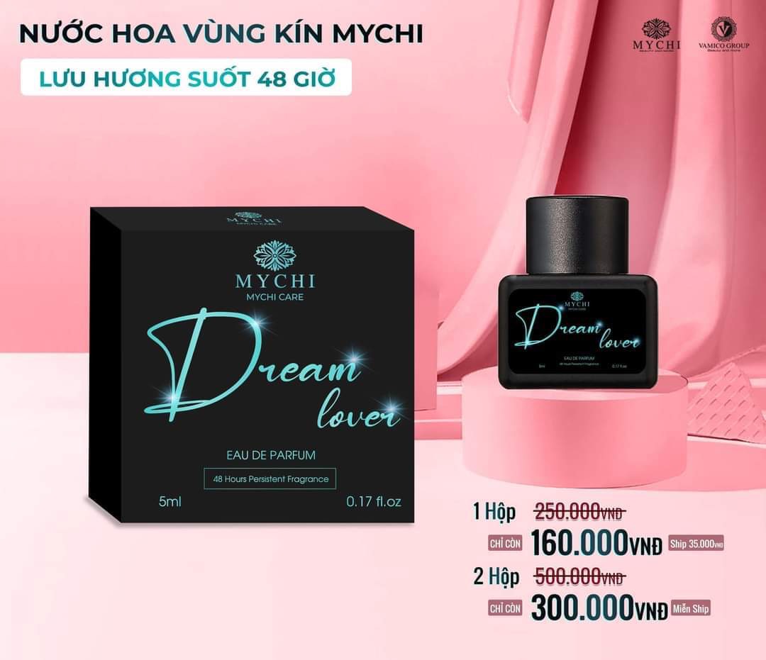 Nước Hoa Cô bé Thương Hiệu Mychi (Dream lover) lưu hương 48h gợi cảm quyến rũ