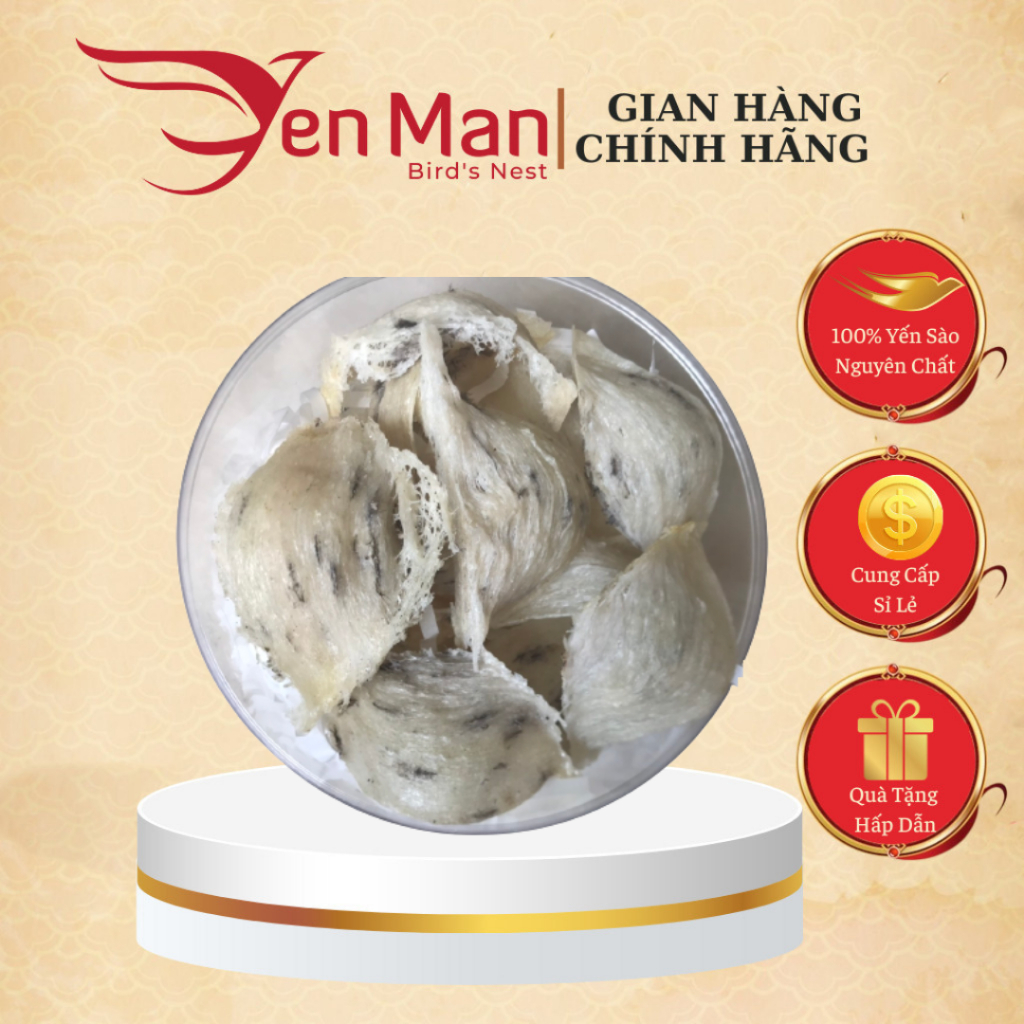 Tổ Yến Thô Nguyên Chất Nở Nhiều, Dai Ngon – Shop Yến Mân