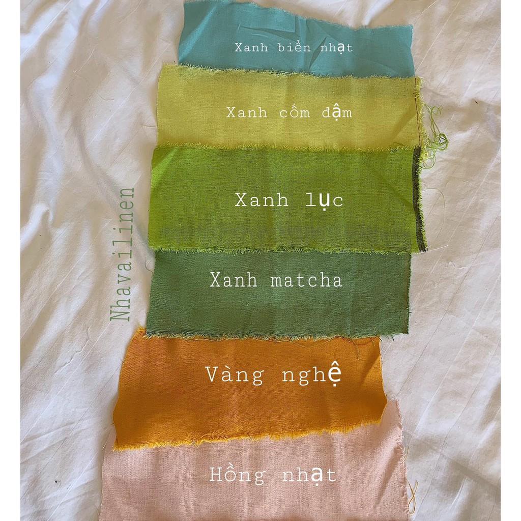 Vải linen bột tone trầm