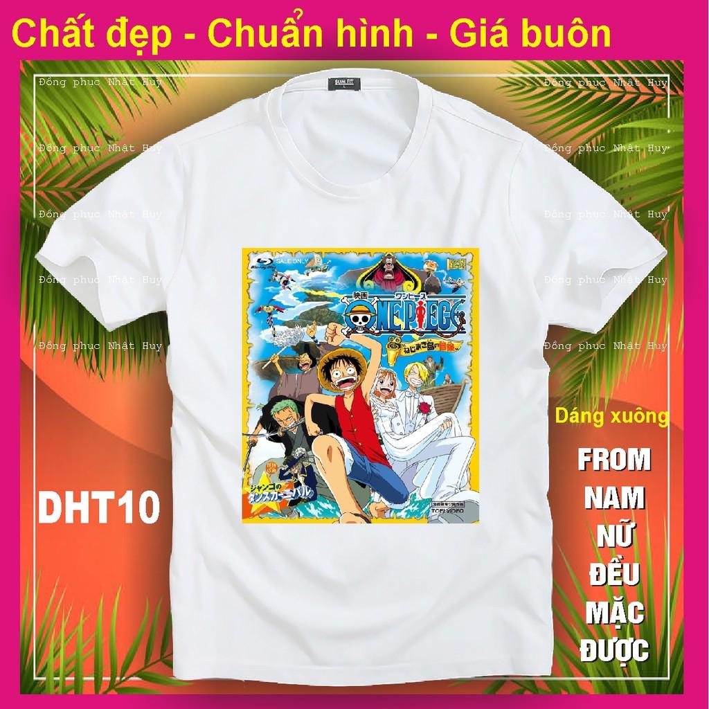 áo thun Đảo hải tặc 9 One Piece Usopp,Sanji, chất đẹp, in hình phông