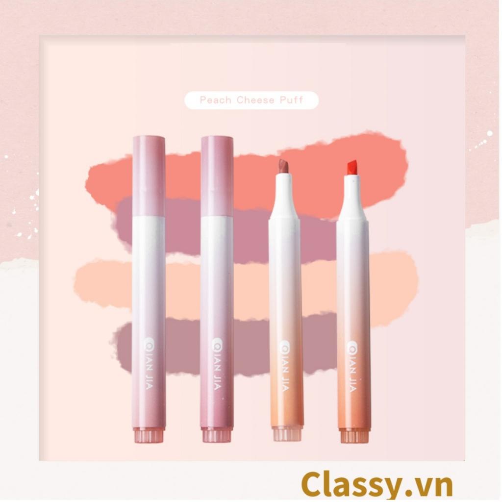 Hộp 4 bút highlight, Classy bút dạ quang, bút đánh dấu màu Gradient tiện lợi PK1536