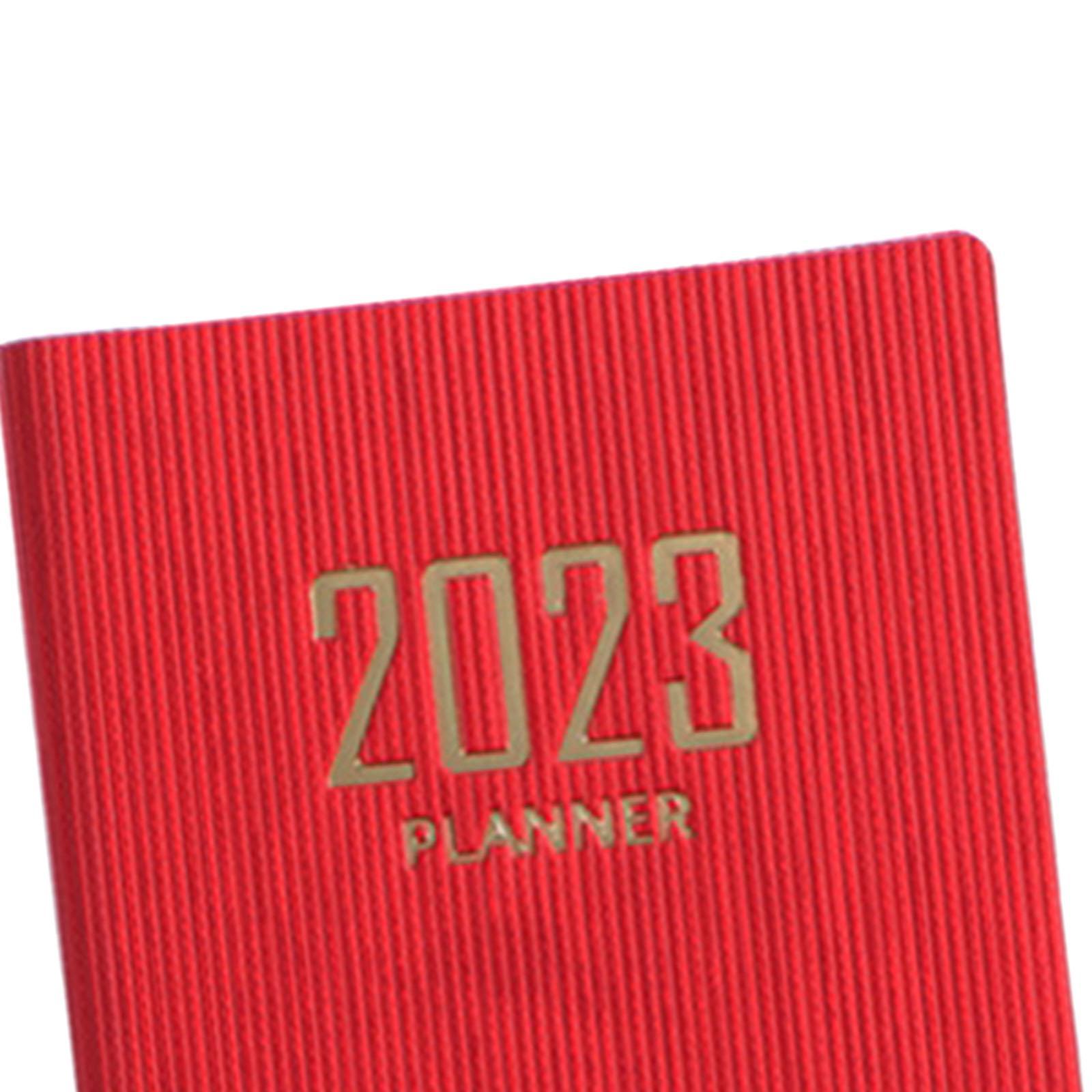 A7 Planning Notebook, 2023 Monthly Weekly Planner, Writing Pad Appointment Calendar Notepad Journal Notebook for Family  Supplies