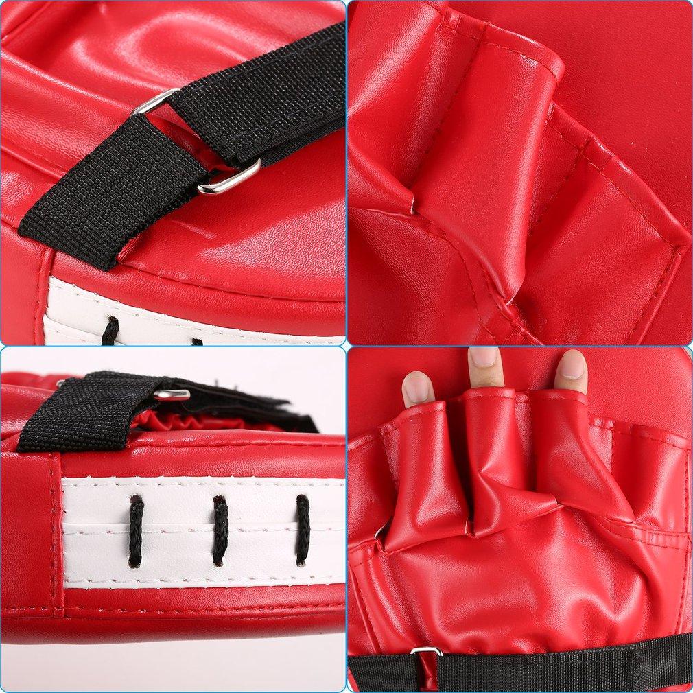 Găng tay Boxing Sanda Pads Tay Target Pad Muay Thai Kick Focus Punch Pad Karate Taekwondo Mitt MMA Boxer Boxer Huấn luyện HOT BÁN HẤP DẪN: Đen