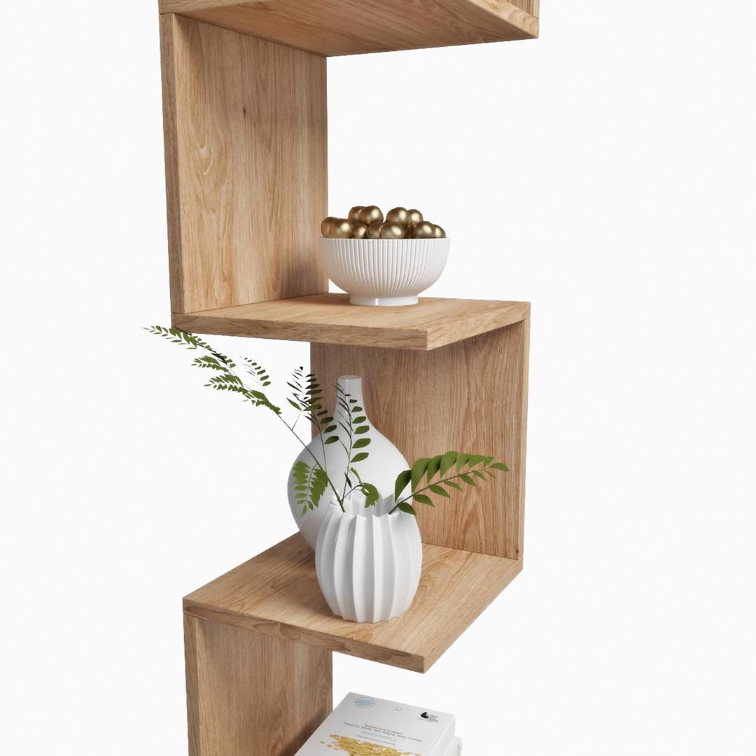 Kệ trang trí kệ để sách gia đình SMLIFE Winifred