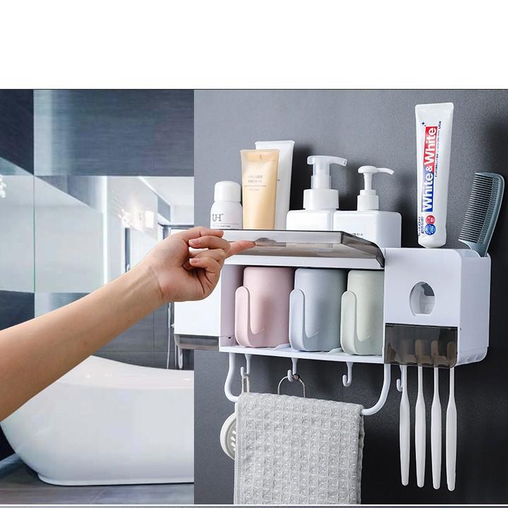 RE0149 Giá để cốc đánh răng - Giá để cốc đánh răng kèm 4 cốc