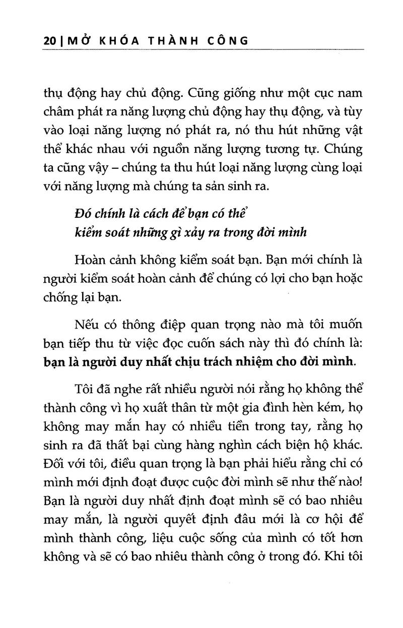 Mở Khóa Thành Công - Bí Quyết Để Luôn Tràn Đầy Động Lực Và Tự Tin Nhằm Đạt Được Thành Công Bạn Mơ Ước