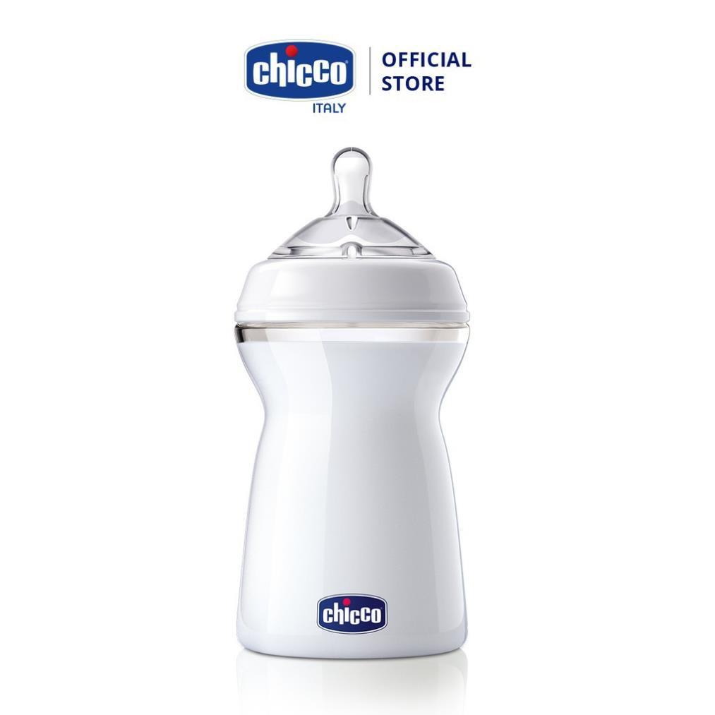 Bình sữa Natural Feeling 6M+ Chicco chảy nhanh 330ml