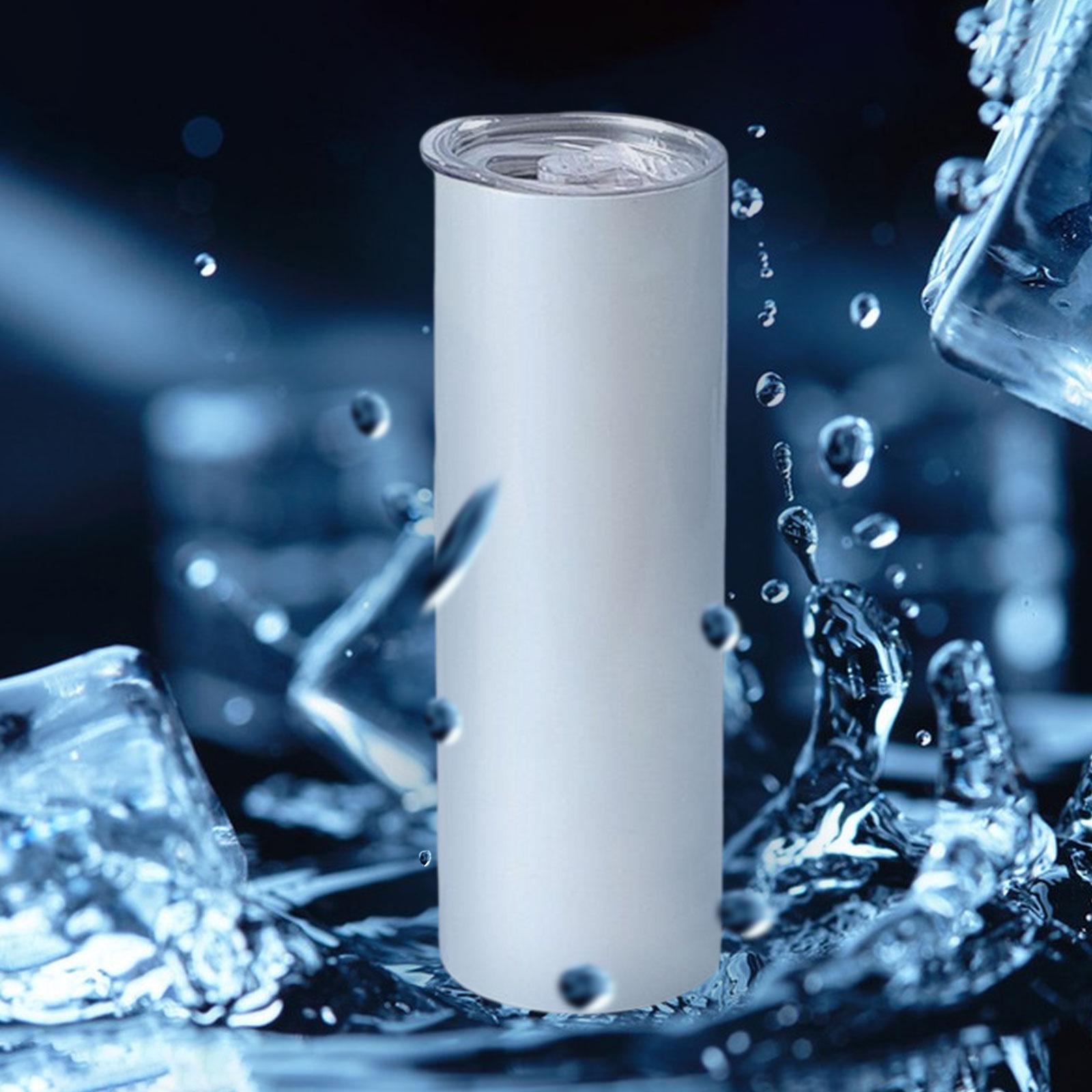 Sublimation  with Lid Water Tumbler for Heat Transfer DIY Gift